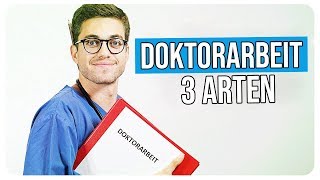 Medizinstudium  3 Arten von Doktorarbeiten  Doc Mo [upl. by Odlanar]