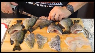 Clean and Pan Fry Whole Bluegill Like the good ol days [upl. by Abdel]