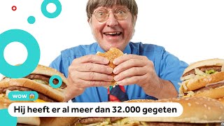 Man eet al 50 jaar bijna iedere dag een hamburger [upl. by Curran720]