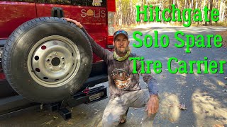 Hitchgate Solo Spare Tire Carrier  No Drilling Required [upl. by Tera]