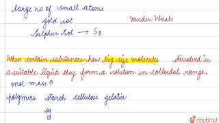 MULTIMOLECULAR COLLOIDS MACROMOLECULAR AND ASSOCIATED COLLOIDS [upl. by Atteiluj686]