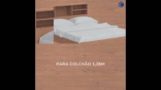 Cama casal Jade 7201A [upl. by Woolson]