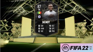 FIFA 22 SIGNATURE SIGNINGS MENDY REVIEW  87 EDOUARD MENDY PLAYER REVIEW  FIFA 22 ULTIMATE TEAM [upl. by Mohl]