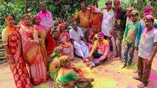 Vlog37  Holi Celebration With Family  Village Holi [upl. by Beard]