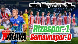 Çaykur Rizespor Samsunspor 10 maçın hikayesi [upl. by Nanreik]