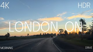 LondonON October 2024  Morning Drive 4K [upl. by Pace]