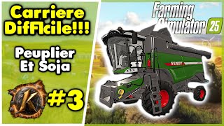 Carriere en difficile récolte PEUPLIERS et Soja Et je continue a nettoyer la ferme FS25 l fs25 [upl. by Halbeib]