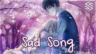 Nightcore  Sad Song Switching Vocals  Lyrics [upl. by Keon]