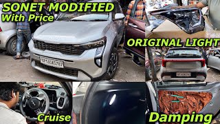 2024 KIA SONET HTKO FULLY MODIFIED WITH PRICE  SONET MODIFICATION  KIA SONET MODIFIED [upl. by Oivalf884]