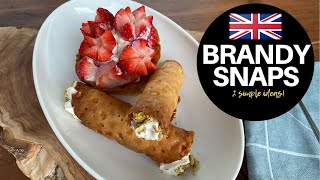 British Brandy snaps recipe [upl. by Yllib]