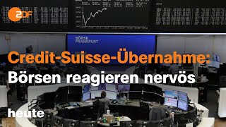 heute 1900 Uhr 200323 Schweiz Bankenkrise Xi Jinping in Moskau WeltklimaratBericht english [upl. by Jerold]