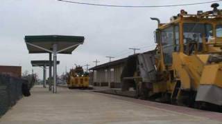 BNSF MOW Equipment Moves West Galesburg IL [upl. by Adriel740]