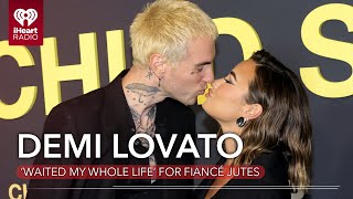 Demi Lovato Waited My Whole Life For Fiancé Jutes Very Grounding  Fast Facts [upl. by Anauqal]