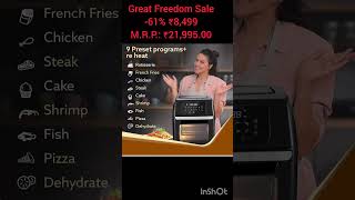 AGARO Prima Digital Air Fryer For Home link in description airfryer home kitchen fry best air [upl. by Nasia118]