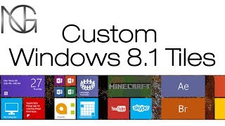 Custom Windows 81 Tiles Oblytile [upl. by Aliehs]