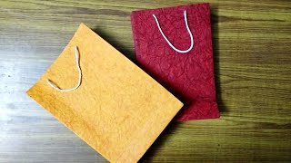 HOW TO MAKE A HANDMADE BAG FOR EVERY GIFTS [upl. by Ettevol30]