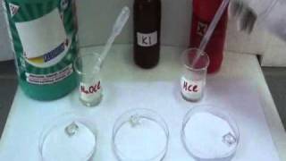 microscale chemistry experimentwmv [upl. by Michaele]