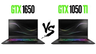 GTX 1650 Laptop vs GTX 1050 TI Laptop  GTX 1050 TI Laptop vs GTX 1650 Laptop [upl. by Ailana]