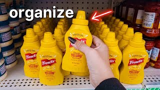 Public ASMR🪄Organizing Messy Shelves Lofi TappingScratching [upl. by Pressman]