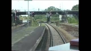 Führerstandsmitfahrt auf der Bäderbahn von Lübeck nach Neustadt mit VT 628 Vogelfluglinie [upl. by Dorette]