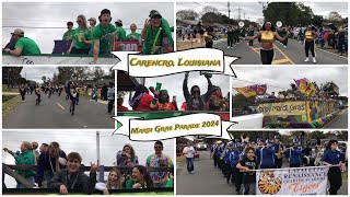 Carencro quot40th Annualquot Mardi Gras Parade 2024  Full Parade  Carencro Louisiana [upl. by Cerveny]