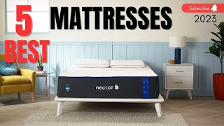 The 5 Best Mattresses Of 2023  Mattresse Buying Guide [upl. by Boeke679]