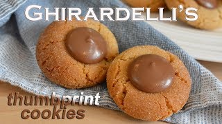 Ghirardelli Thumbprint Cookies  Chocolate Drop Cookies  Easy Dessert [upl. by Eerpud]