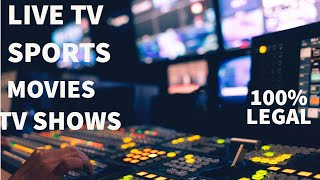 Live Tv With Sports Movies And More 100 LEGAL [upl. by Harrad]