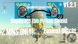 Duplicate the Hylian Shield in 2 mins totk [upl. by Avrenim]