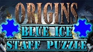 Origins Zombies  Blue Ice Staff Challenge Puzzle in the Crazy Place [upl. by Nyrrek]