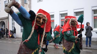 Fasnet Narrensprung in Lauingen Teil1 [upl. by Remos585]