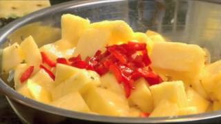 Thai Pineapple Salad Recipe  World Kitchen [upl. by Aiepoissac580]