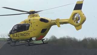 Electricity helicopter taking off at Shobdon Airfield [upl. by Avik]