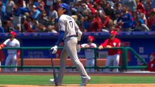 Shohei Ohtani Perfect Perfect Homerun  MLB The Show 24 Online Rated [upl. by Ardnasirhc661]