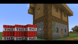 Minecraft  TNT Village [upl. by Telrats683]