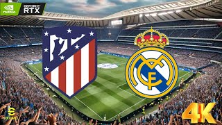 Atlético Madrid Vs Real Madrid  LaLiga  Matchday 8  Full Match  efootball25  4K  RTX [upl. by Faulkner]