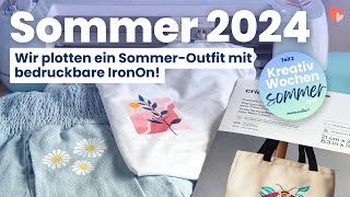 SommerKREATIVWOCHEN 2024  Teil 2  SommerOutfit plotten [upl. by Laurene232]