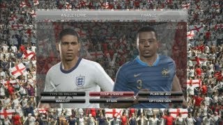 Demo PES 2014 Angleterre  France Gameplay PS3 [upl. by Ayouqat]