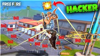 Free Fire Hacker Gameplay [upl. by Ahtnahc]