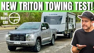 SURPRISE FINDINGS 2024 Mitsubishi Triton GLS 4x4 Towing Test Review [upl. by Jecon13]