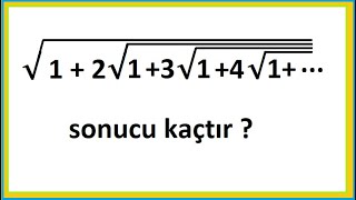 Sonsuza Giden Kök Sorusu İspatlı ayt ösym tyt 2024yks matematik 2024ykstayfa [upl. by Allyson]