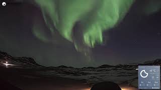 Kulusuk Greenland Aurora April 6 2024 [upl. by Sadye390]