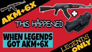 How to use Akm6x for long Ranges Pubg mobile gameplay [upl. by Lipps]