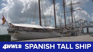 Spanish tall ship here in New Orleans for a few days [upl. by Hunsinger]