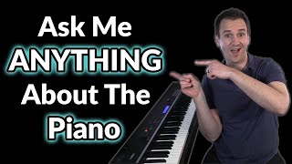 Live QampA With Jonny May 🎹 Your Piano Questions Answered [upl. by Olwen]