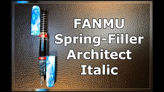 2021 Fanmu Spring Filler Fountain Pen Unboxing and Review and Architect Nib Swap [upl. by Irehs]