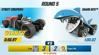 Hot Wheels Race Off Multi Player Street Creeper VS Shark Bite on level 31 [upl. by Alla326]