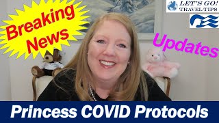 Princess Cruises COVID Health Protocols Update and Summary [upl. by Ahsha]