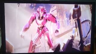 Elita one vs Airachnid transformers one Arcee vs Airachnid Transformers Prime [upl. by Aicul]