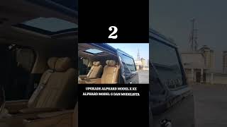 UPGRADE ALPHARD MODEL X KE ALPHARD MODEL G DAN MODELISTA  alphard mobilgo arwinmobilgo [upl. by Paddy]